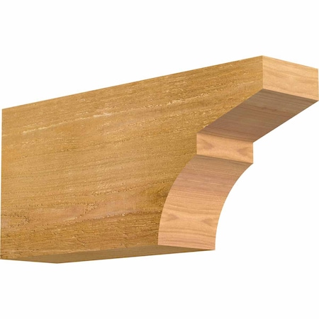 Ekena Millwork Monterey Rough Sawn Rafter Tail, Western Red Cedar, 4"W x 8"H x 18"L RFT04X08X18MON00RWR